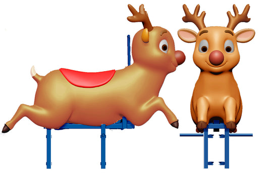 Reindeer Races Ride-On (3 Reindeers / 3 Lanes)